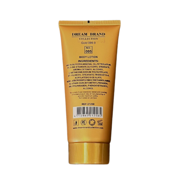 Creme "One Million" Dream Brand Collection Gold 999.9 No. 005 - Imagem 3
