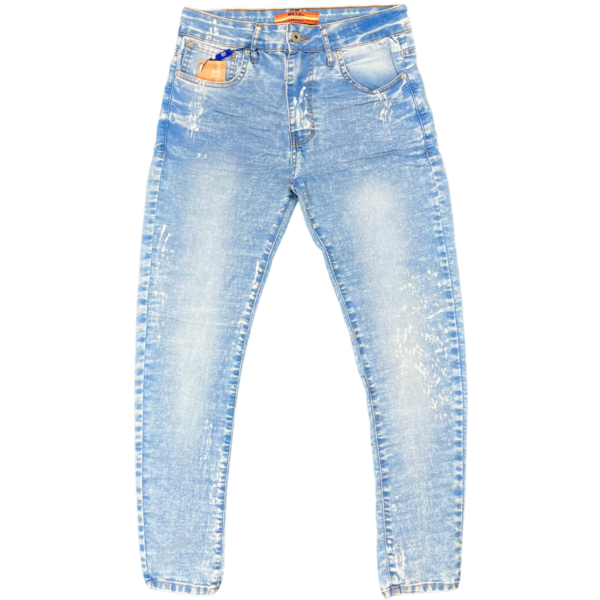 Calça Metal Carbono Skinny Paint Splash Jeans