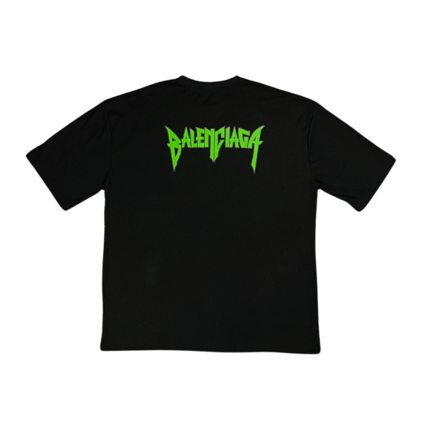 Camiseta Oversized Baleciaga Green Metal