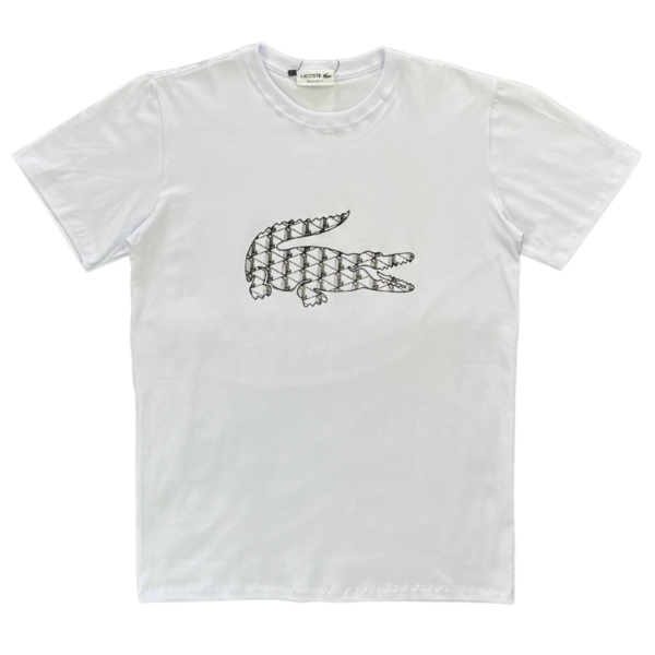 Camiseta Lacoste Crocodile Monogram Print - Imagem 4
