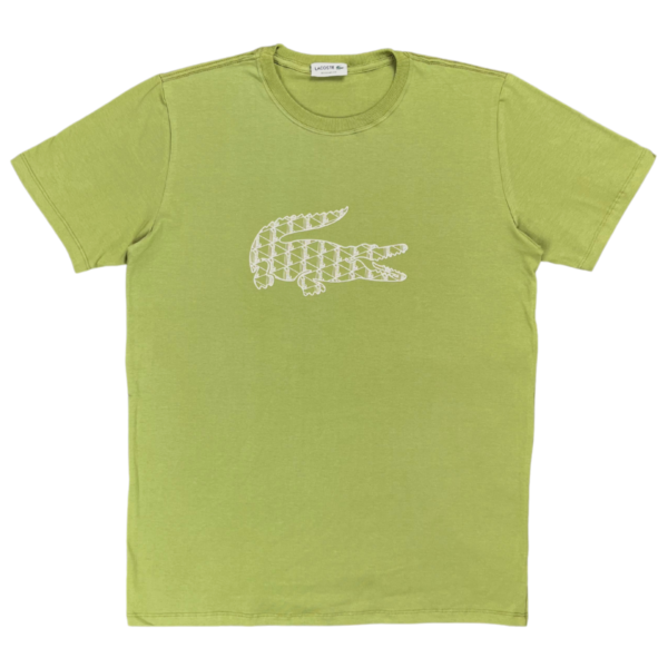 Camiseta Lacoste Crocodile Monogram Print - Imagem 7