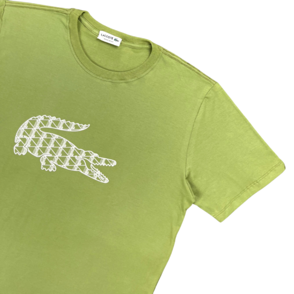 Camiseta Lacoste Crocodile Monogram Print - Imagem 8